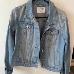 Jean jacket size L like new